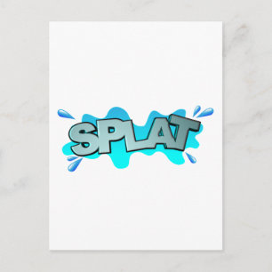 Carte Postale Splat