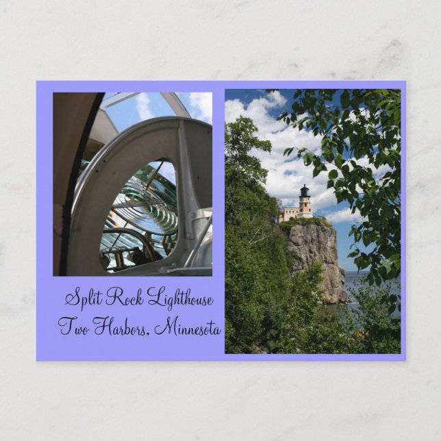 Carte postale Split Rock Lighthouse & Prism (Devant)