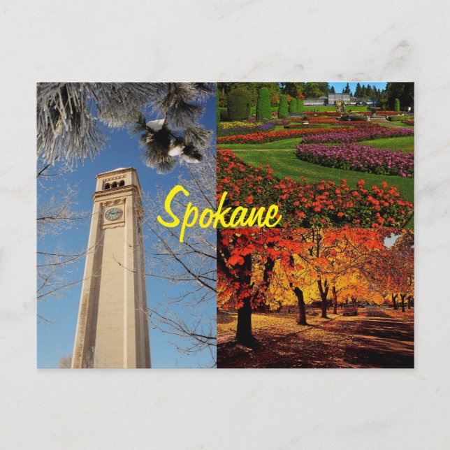 Carte postale Spokane (Devant)