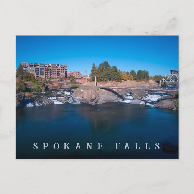 Carte Postale Spokane Falls Spokane Washington (Devant)