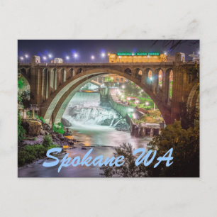 CARTE POSTALE SPOKANE WA