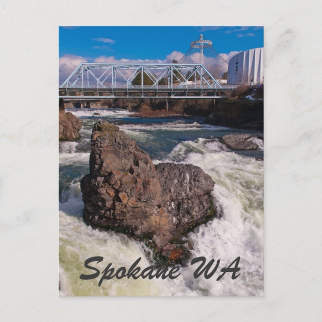 CARTE POSTALE SPOKANE WA (Devant)