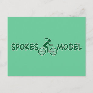 Carte Postale SPOKESMODEL Punny Dames Cyclisme