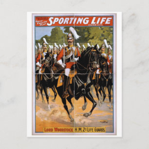 Carte Postale Sporting Life, 'Lord Woodstock' Théâtre Vintage