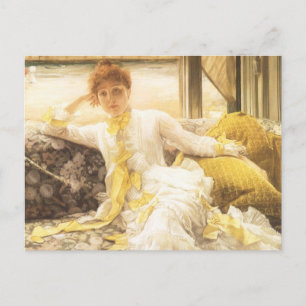Carte Postale Spring (Balnéaire) par James Tissot, Vintage Portr
