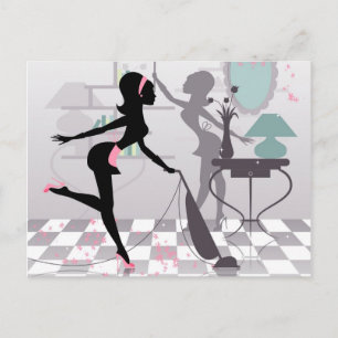 Carte Postale Spring Cleaning