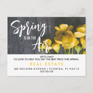 Carte postale Spring Immobilier Âge personnalisé