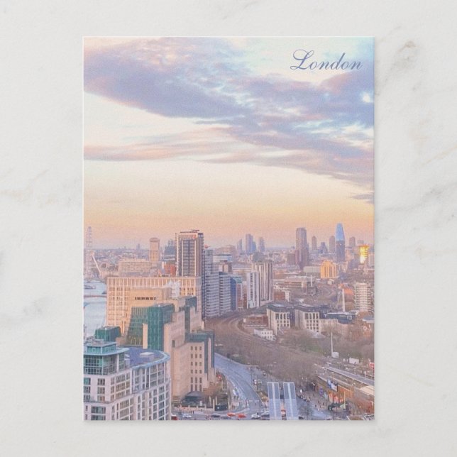 Carte Postale Spring Sunset, Londres (Devant)