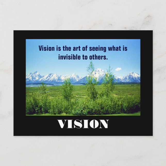 Carte postale Spring Tetons VISION (Devant)