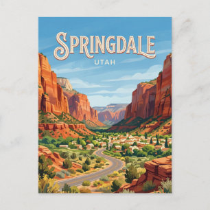 Carte Postale Springdale États-Unis