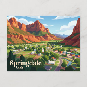 Carte Postale Springdale États-Unis
