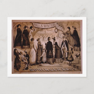 Carte Postale Springer Brothers, Boston, Fall and Winter Collec