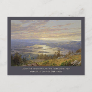 Carte Postale Squam Lake de Red Hill W T Richards American Art