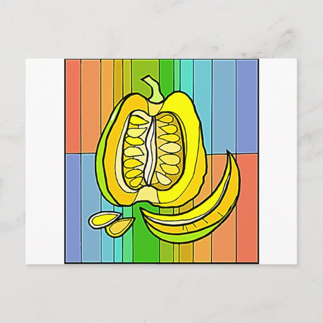 Carte Postale Squash d'hiver (Devant)
