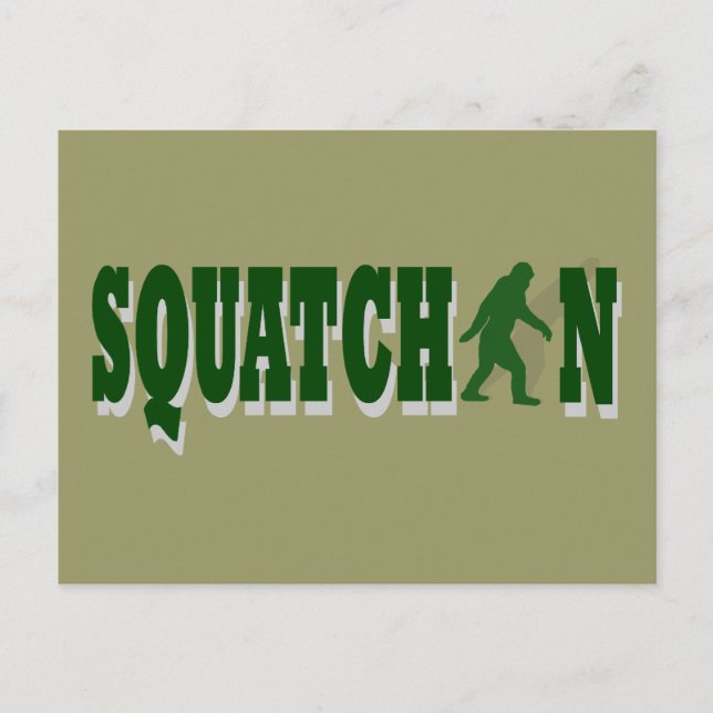 Carte Postale Squatchine (Devant)