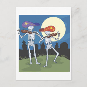 Carte Postale Squelette