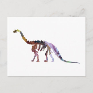 Carte Postale squelette de camarasaurus