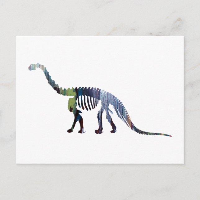 Carte Postale squelette de camarasaurus (Devant)