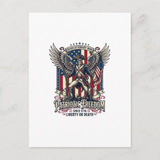 Carte Postale Squelette de guerre révolutionnaire patriotique so