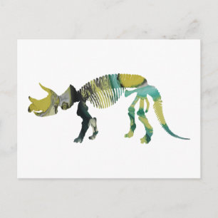 Carte Postale Squelette de Triceratops prorsus