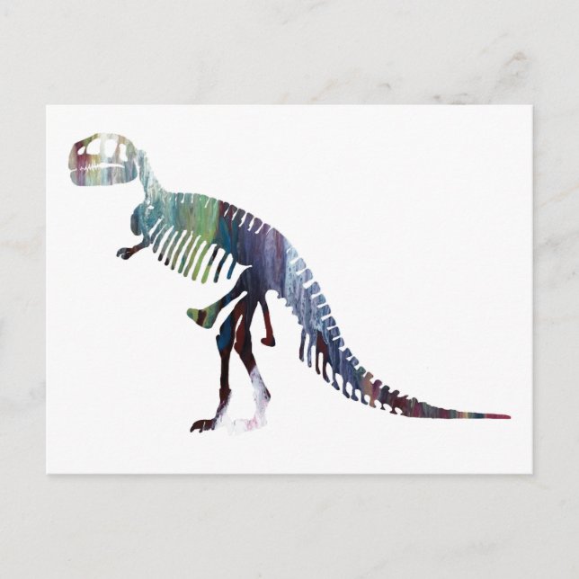 Carte Postale Squelette de Tyrannosaurus (Devant)