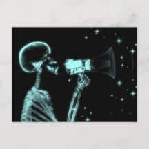 Squelette X-Ray Big Faire-part - Turquoise