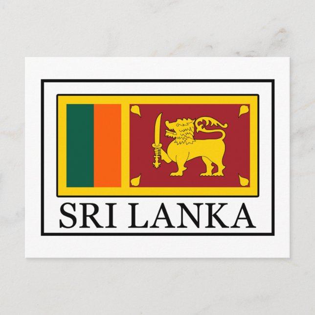 Carte Postale Sri Lanka (Devant)