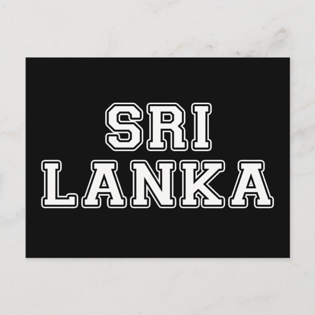 Carte Postale Sri Lanka (Devant)