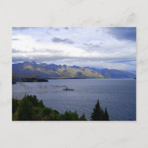 Carte Postale SS Earnslaw sur le lac Wakatipu, Queenstown, Nouve