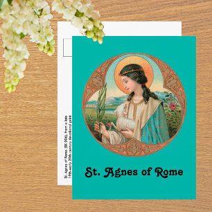 Carte Postale St. Agnes de Rome (BK 006)