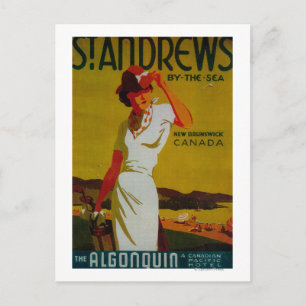 Carte Postale St. Andrews Algonquin Poster VintageEurope
