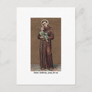 Carte Postale St Anthony Priez Pour Nous