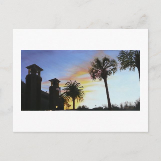 Carte Postale St Augustine au coucher du soleil (Devant)