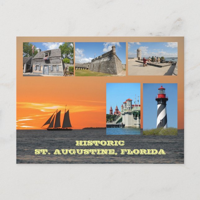 Carte Postale St Augustine, Floride (Devant)