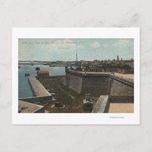 Carte Postale St. Augustine, Floride - Aérien de Ft. Marion