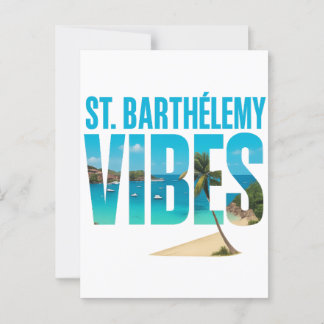 Carte postale St. Barthélemy Vibes 