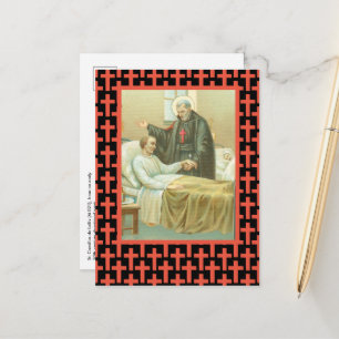 Carte Postale St. Camillus Comforting an Invalid (M 021)