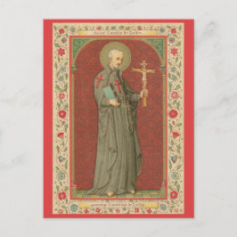 Carte Postale St. Camillus de Lellis (SAU 37; frontière florale)