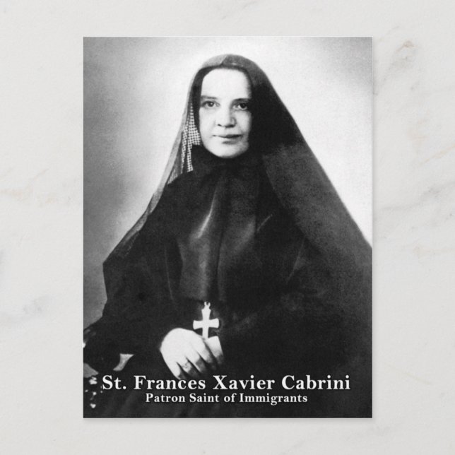 Carte Postale St Frances Xavier Cabrini (Devant)