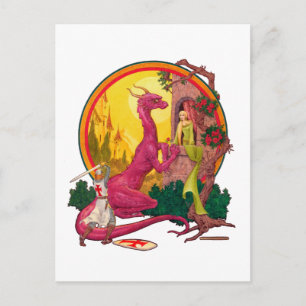 Carte Postale St.George et le Dragon