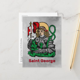 Carte postale St. George et le Dragon (Nuremberg)