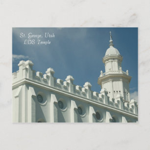 Carte Postale St. George, Utah LDS Temple
