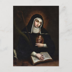 Carte Postale St Gertrude par Miguel Cabrera