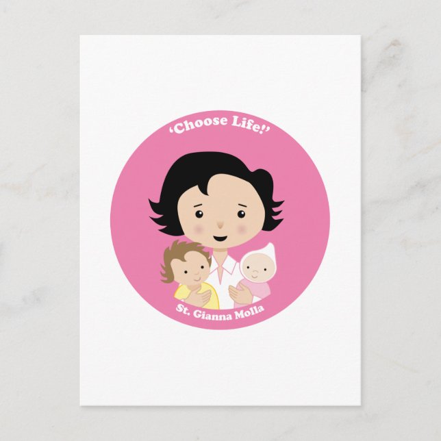 Carte Postale St. Gianna Molla (Devant)