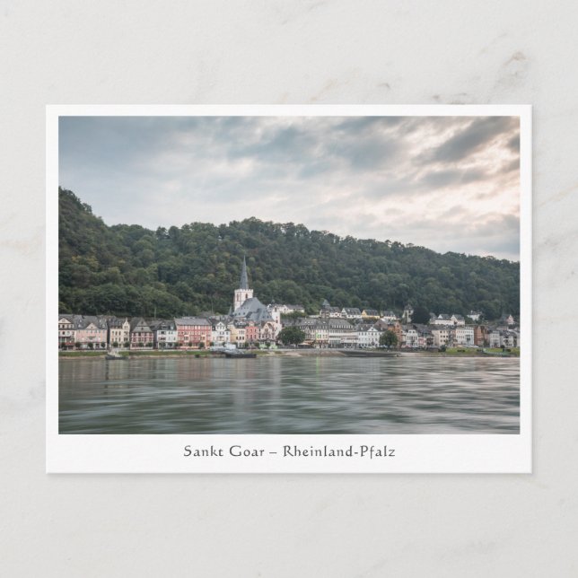 Carte Postale St. Goar am Rhein (Devant)