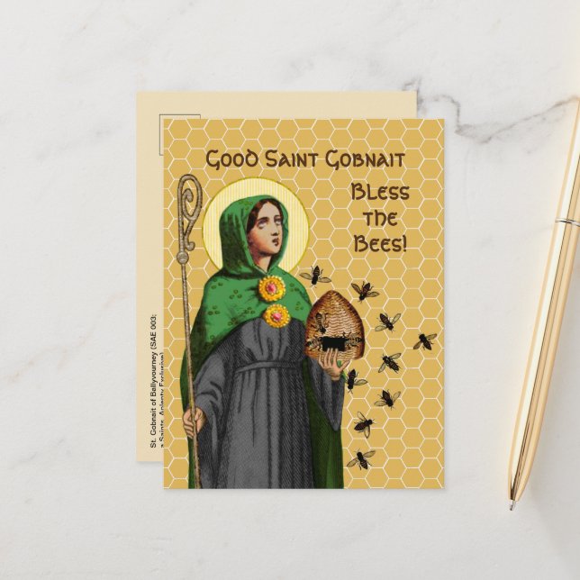Carte postale St. Gobnait de Ballyvourney (SAE 003 (Devant/Arrière en situation)