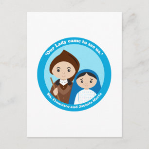 Carte Postale St. Jacinta et St. Francisco Marto