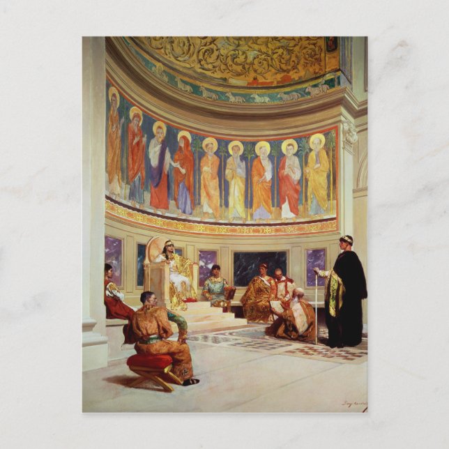 Carte Postale St John Chrysostom exilé par l'impératrice Eudoxia (Devant)