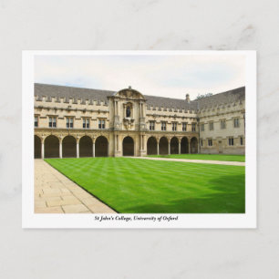 Carte Postale St John’s College, Université d’Oxford, Angleterre