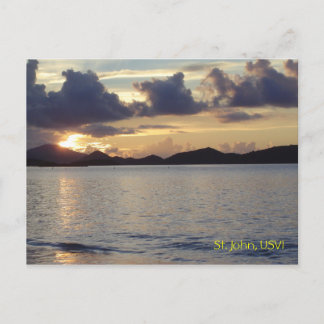 Carte Postale St. John Sunset